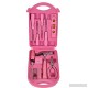 Petit Outil en rose avec mallette dans rose–Compact Rose Mallette à outils pour les femmes  B0711LTB46